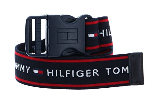 Tommy Hilfiger Plaque Webbing Belt Kids W80 Blue von Tommy Hilfiger