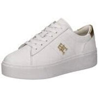 Tommy Hilfiger Platform Court Sneaker Damen weiß|weiß von Tommy Hilfiger