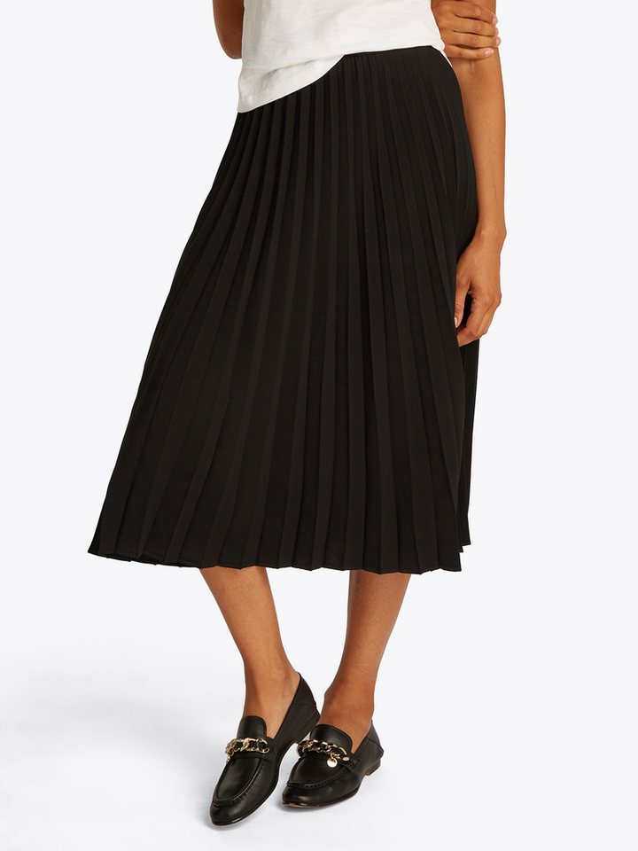 Tommy Hilfiger Plisseerock FLUID PLEATED PULL ON MIDI SKIRT mit rundum Falten Tommy Hilfiger Plisseerock FLUID PLEATED PULL ON MIDI SKIRT mit rundum Falten von Tommy Hilfiger