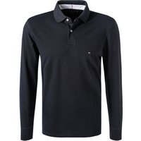 Tommy Hilfiger Herren Polo-Shirt blau Baumwoll-Piqué von Tommy Hilfiger