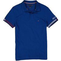 Tommy Hilfiger Herren Polo-Shirt blau Slim Fit von Tommy Hilfiger