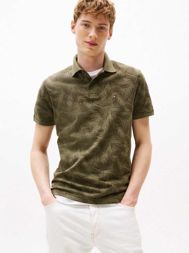 Tommy Hilfiger Poloshirt LEAF AOP REG POLO von Tommy Hilfiger