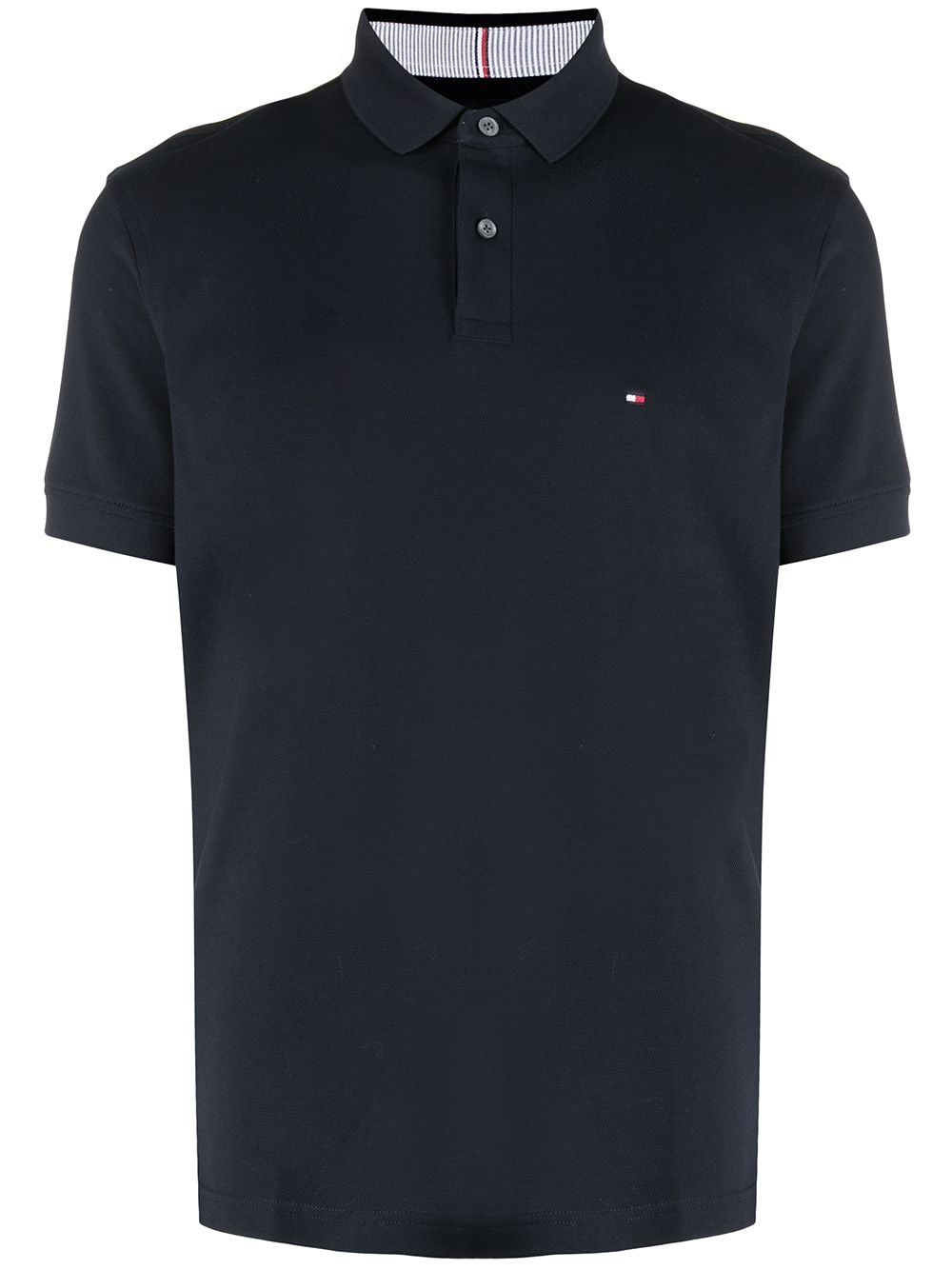 Tommy Hilfiger Poloshirt mit Logo-Patch - Blau von Tommy Hilfiger