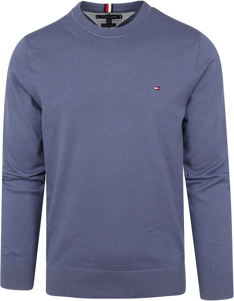Tommy Hilfiger Pullover Indigo Blau 1985 - Größe L von Tommy Hilfiger