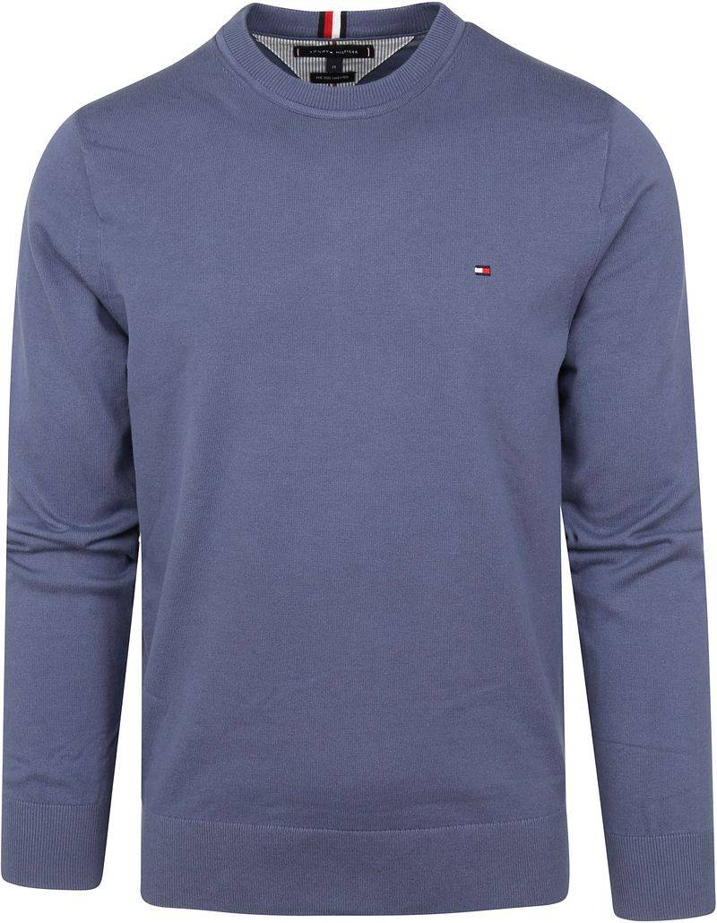 Tommy Hilfiger Pullover Indigo Blau 1985 - Größe L von Tommy Hilfiger