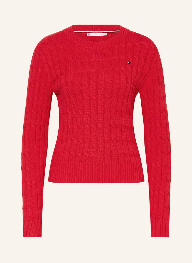 Tommy Hilfiger Pullover rot von Tommy Hilfiger