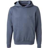 Tommy Hilfiger Herren Hoodie blau Baumwolle unifarben von Tommy Hilfiger