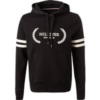 Tommy Hilfiger Herren Hoodie schwarz Logo und Motiv von Tommy Hilfiger