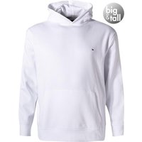 Tommy Hilfiger Herren Hoodie weiß Baumwolle unifarben von Tommy Hilfiger