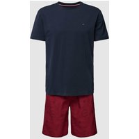 Tommy Hilfiger Pyjama mit Label-Stitching in Marine, Größe XL von Tommy Hilfiger