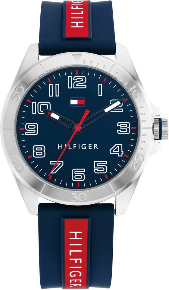 Tommy Hilfiger Quarzuhr Kids, 1720019, Kinderuhr, Armbanduhr, Lernuhr, Jungen, Schulanfang, Geschenkidee von Tommy Hilfiger