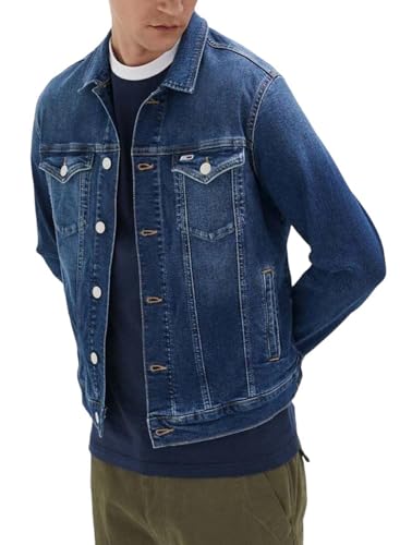 Tommy Hilfiger REGULAR TRUCKER JKT BG1157, blau(bkdenim), Gr. S von Tommy Hilfiger