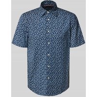 Tommy Hilfiger Regular Fit Freizeithemd aus reiner Baumwolle in Blau, Größe S von Tommy Hilfiger