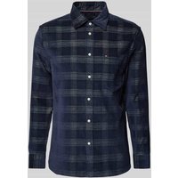 Tommy Hilfiger Regular Fit Freizeithemd mit Kentkragen Modell 'CORDUROY' in Marine, Größe M Tommy Hilfiger Regular Fit Freizeithemd mit Kentkragen Modell 'CORDUROY' in Marine, Größe M von Tommy Hilfiger