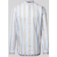 Tommy Hilfiger Regular Fit Freizeithemd mit Stehkragen Modell 'BOLD' in Hellblau, Größe S von Tommy Hilfiger