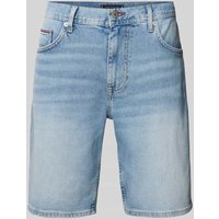 Tommy Hilfiger Regular Fit Jeansshorts im 5-Pocket-Design Modell 'BROOKLYN' in Hellblau, Größe 36 von Tommy Hilfiger