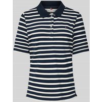 Tommy Hilfiger Regular Fit Poloshirt mit Logo-Stitching Modell '1985' in Marine, Größe XL von Tommy Hilfiger