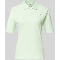 Tommy Hilfiger Regular Fit Poloshirt mit Logo-Stitching Modell '1985' in Mint, Größe XXL von Tommy Hilfiger