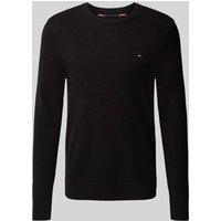 Tommy Hilfiger Regular Fit Strickpullover aus reiner Baumwolle in Black, Größe M Tommy Hilfiger Regular Fit Strickpullover aus reiner Baumwolle in Black, Größe M von Tommy Hilfiger
