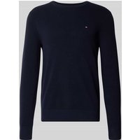 Tommy Hilfiger Regular Fit Strickpullover aus reiner Baumwolle in Marine, Größe XXL Tommy Hilfiger Regular Fit Strickpullover aus reiner Baumwolle in Marine, Größe XXL von Tommy Hilfiger