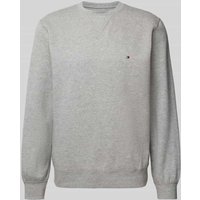 Tommy Hilfiger Regular Fit Sweatshirt mit Baumwoll-Anteil in Hellgrau, Größe XXL von Tommy Hilfiger