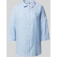 Tommy Hilfiger Relaxed Fit Bluse aus reinem Leinen in Marine, Größe 42 Tommy Hilfiger Relaxed Fit Bluse aus reinem Leinen in Marine, Größe 42 von Tommy Hilfiger