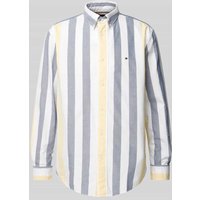 Tommy Hilfiger Relaxed Fit Freizeithemd aus reiner Baumwolle in Weiss, Größe XXL von Tommy Hilfiger