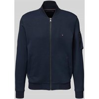Tommy Hilfiger Relaxed Fit Sweatjacke aus Baumwoll-Mix in Marine, Größe XXXL Tommy Hilfiger Relaxed Fit Sweatjacke aus Baumwoll-Mix in Marine, Größe XXXL von Tommy Hilfiger