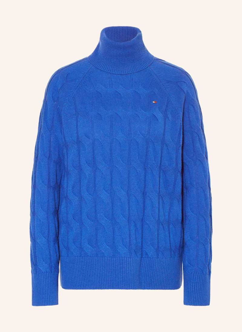 Tommy Hilfiger Rollkragenpullover blau von Tommy Hilfiger