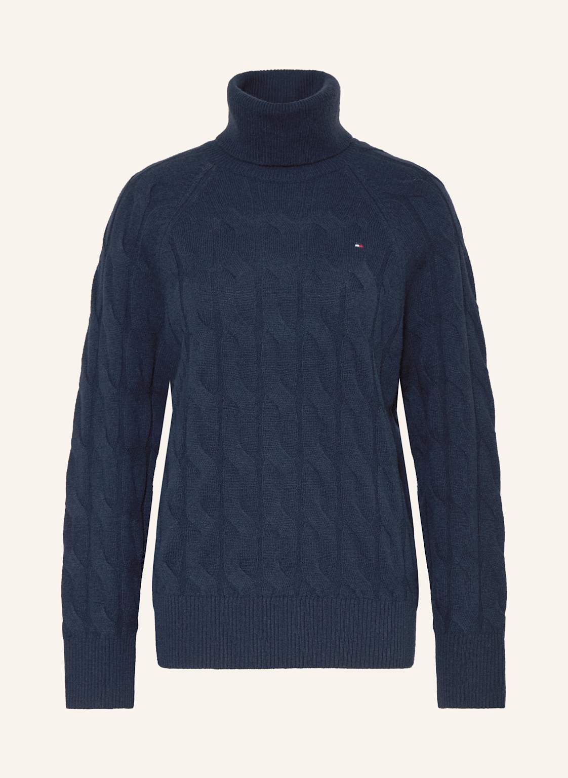 Tommy Hilfiger Rollkragenpullover blau von Tommy Hilfiger