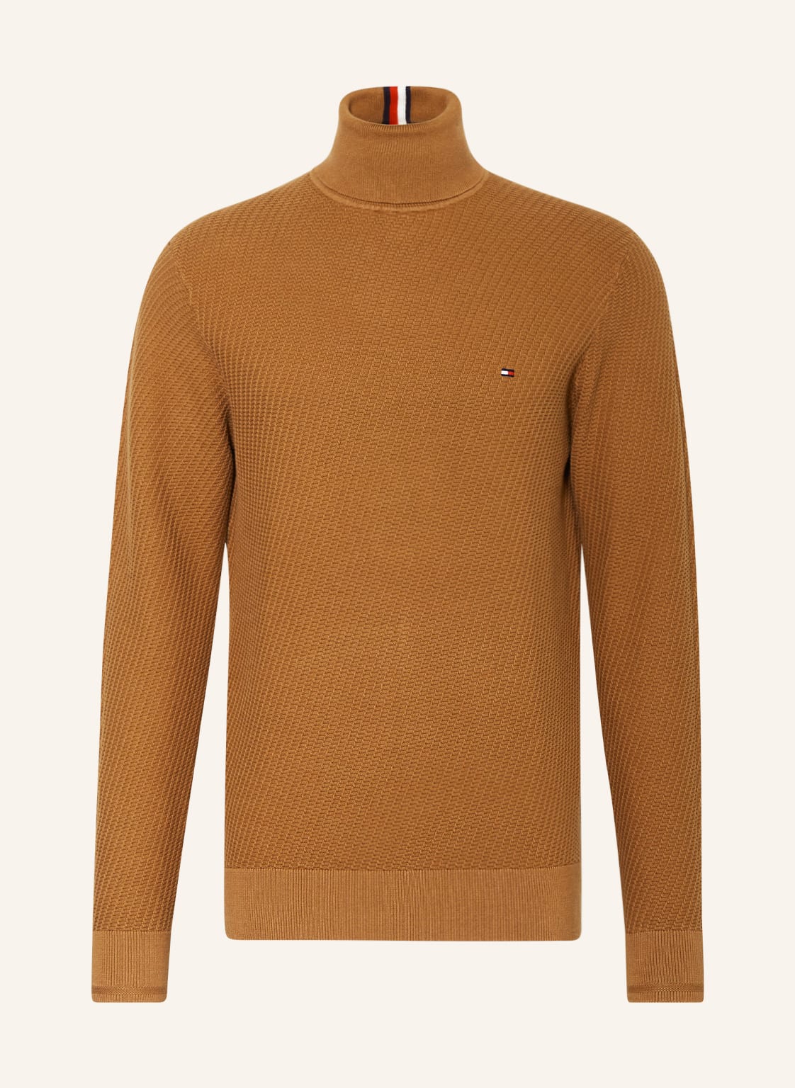 Tommy Hilfiger Rollkragenpullover braun von Tommy Hilfiger