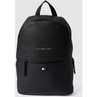 Tommy Hilfiger Rucksack in Leder-Optik in Black, Größe One Size von Tommy Hilfiger