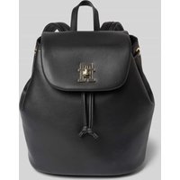 Tommy Hilfiger Rucksack mit Turnlock in Black, Größe 1 von Tommy Hilfiger