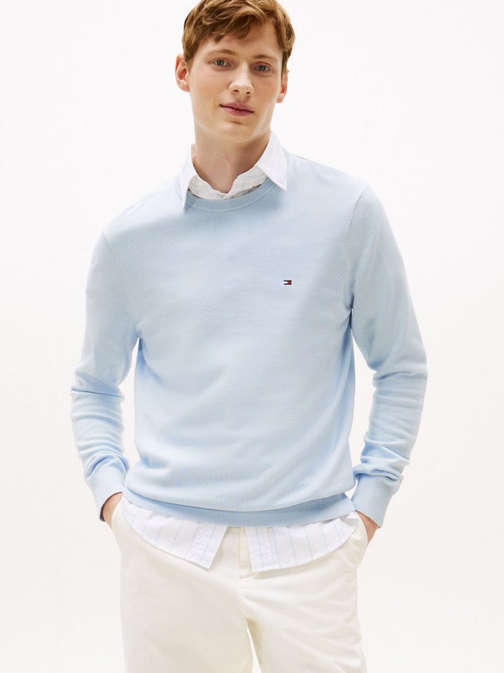 Tommy Hilfiger Rundhalspullover ESSENTIAL COTTON CREW NECK von Tommy Hilfiger