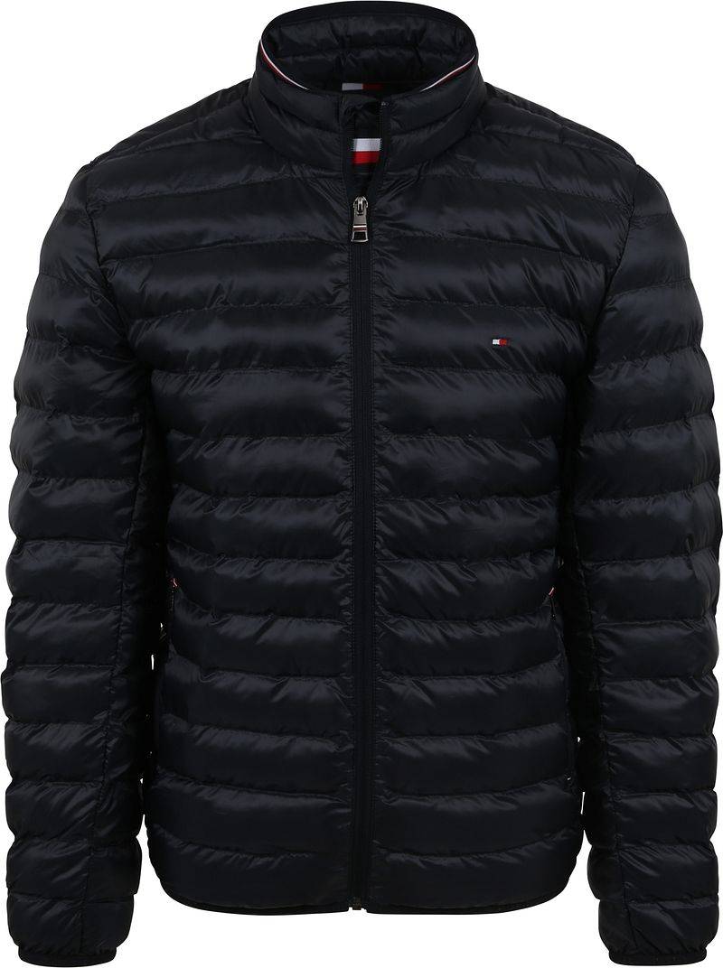 Tommy Hilfiger Rundschreiben Kern Jacke Marine - Größe S von Tommy Hilfiger