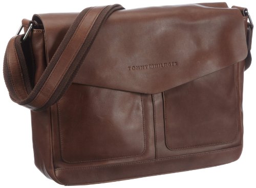 Tommy Hilfiger SPENCER MESSENGER BM56915605, Herren Messengerbags, Braun (COGNAC 219), 36x11x30 cm (B x H x T) von Tommy Hilfiger