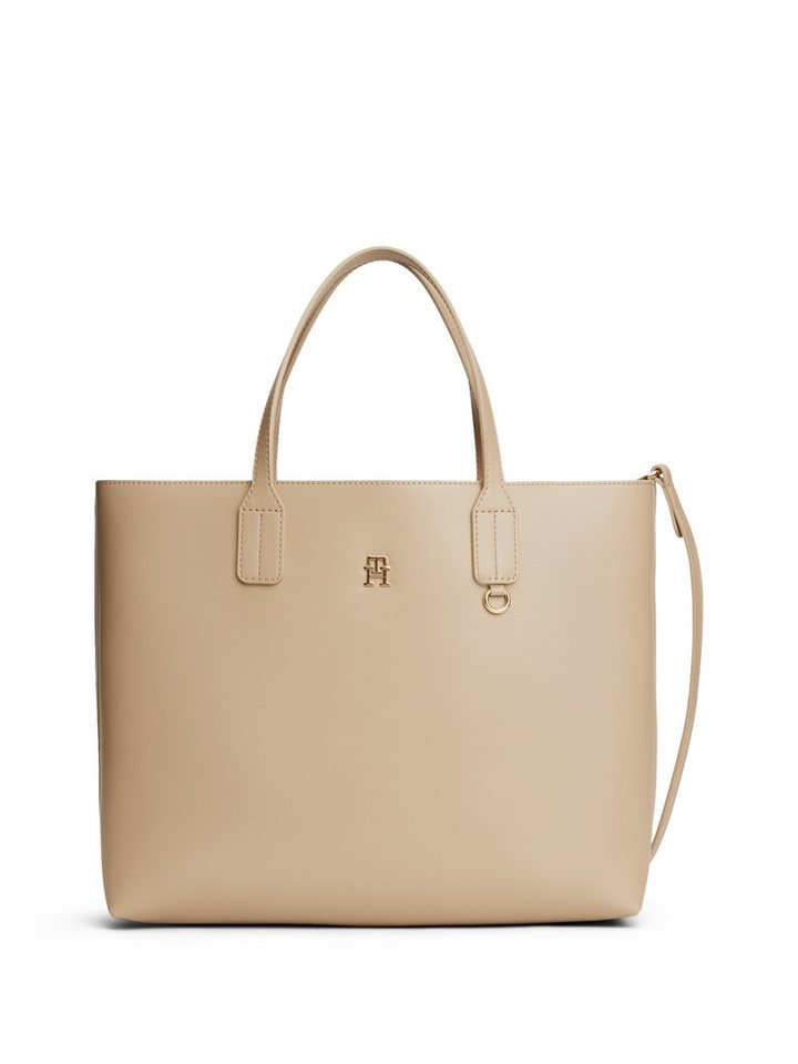 Tommy Hilfiger Satchel TH ICON SATCHEL (2-tlg., Außentasche mit Reißverschluss), Damen Umhängetasche, Tragetasche mit Innentasche von Tommy Hilfiger