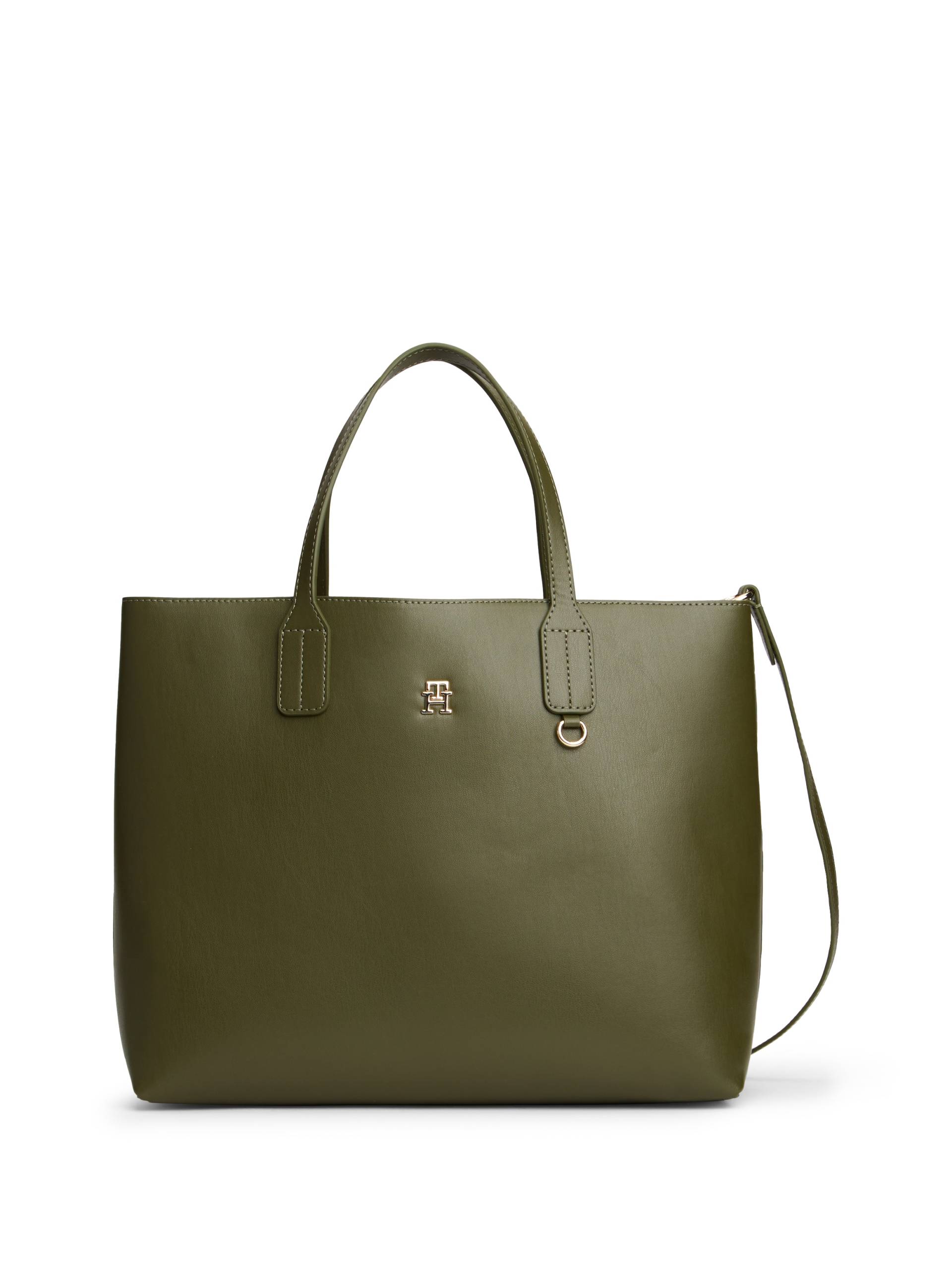 Tommy Hilfiger Satchel "TH ICON SATCHEL", Damen Umhängetasche, Tragetasche mit Innentasche von Tommy Hilfiger