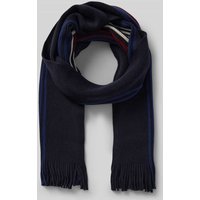 Tommy Hilfiger Schal mit Fransen Modell 'CORP LOVE RASHELLE' in Marine, Größe 1 von Tommy Hilfiger
