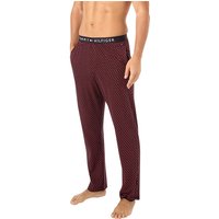 Tommy Hilfiger Herren Pyjamahose rot Baumwolle gemustert von Tommy Hilfiger