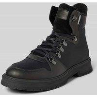 Tommy Hilfiger Schnürboots aus Leder mit Label-Patch in Black, Größe 40 Tommy Hilfiger Schnürboots aus Leder mit Label-Patch in Black, Größe 40 von Tommy Hilfiger