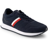 Tommy Hilfiger Herren Sneaker blau Velours von Tommy Hilfiger