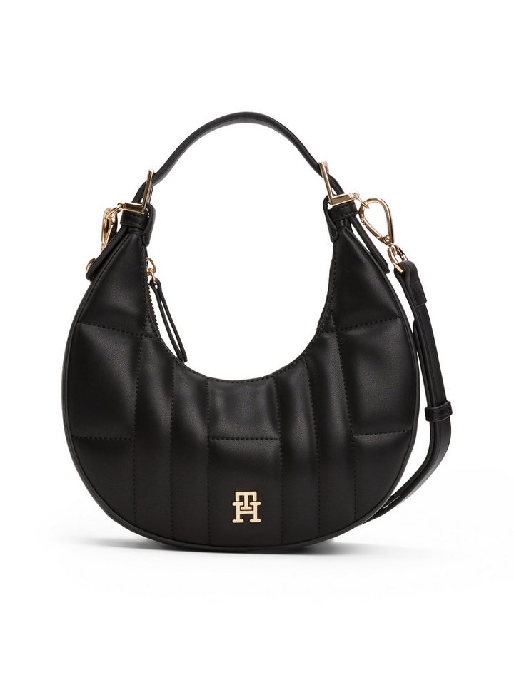 Tommy Hilfiger Schultertasche TH FEMININE MOON CROSSOVER, Damen Umhängetasche, Hobo, mit TH-Schmuckelement von Tommy Hilfiger