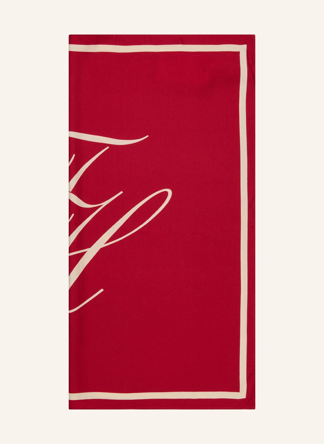 Tommy Hilfiger Seidentuch rot von Tommy Hilfiger