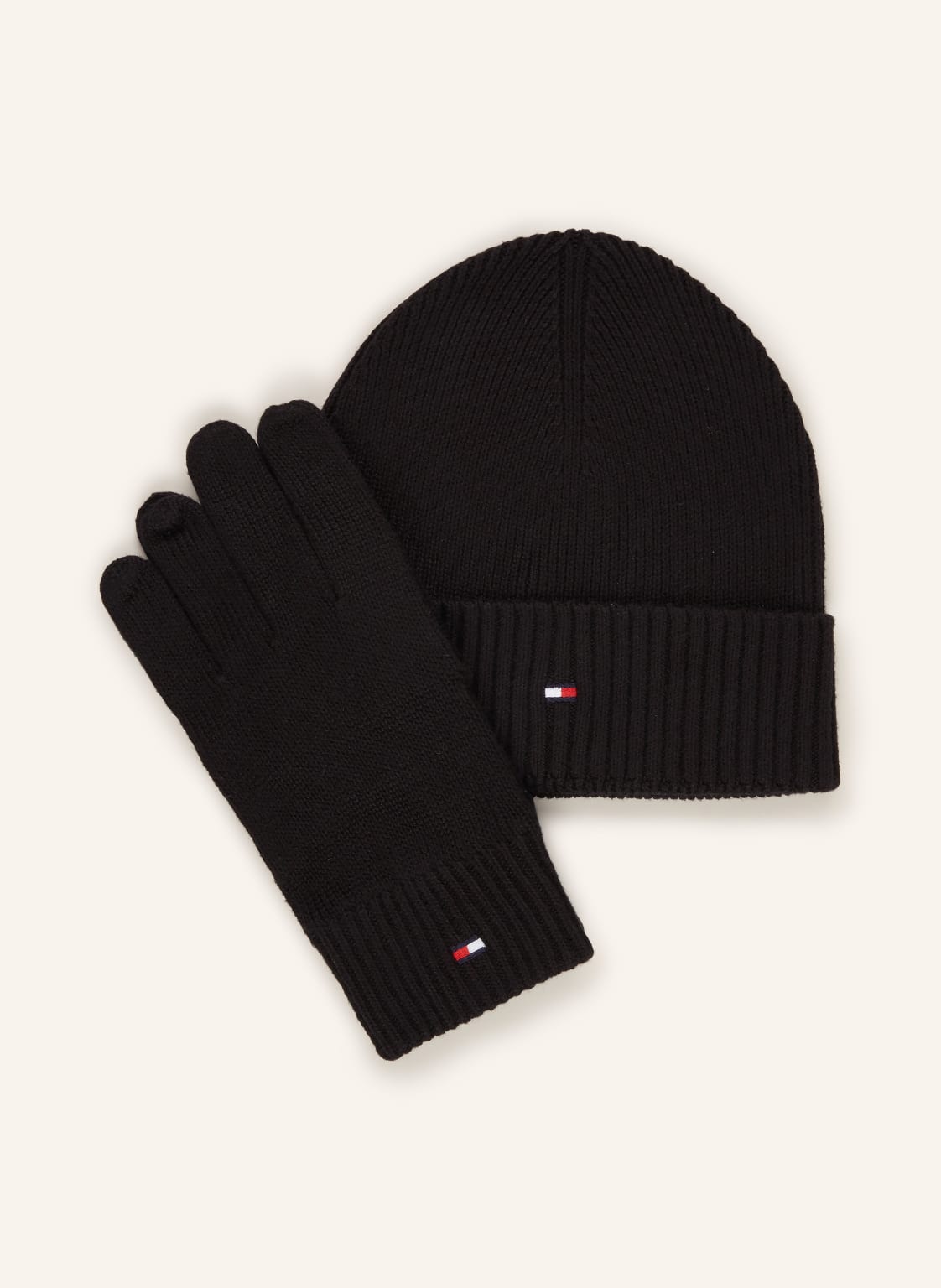 Tommy Hilfiger Set: Mütze Und Handschuhe Mit Geschenkbox schwarz Tommy Hilfiger Set: Mütze Und Handschuhe Mit Geschenkbox schwarz von Tommy Hilfiger
