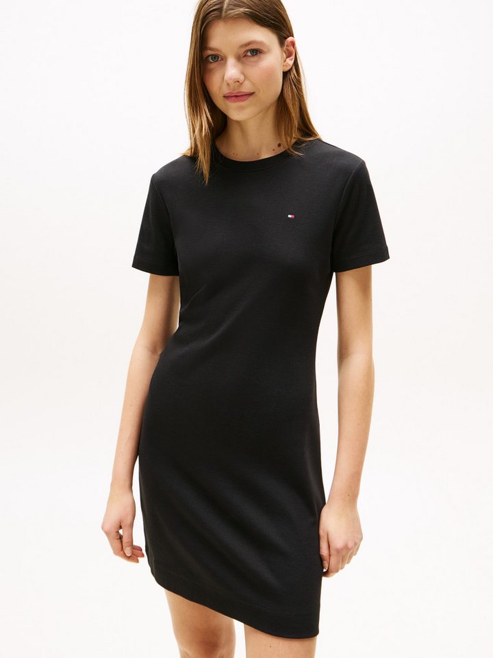 Tommy Hilfiger Shirtkleid NEW CODY STR SLIM SHORT DRS SS mit allover Streifendessin, Logo-Flag von Tommy Hilfiger