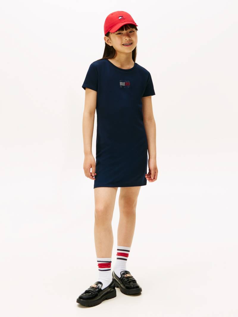 Tommy Hilfiger Shirtkleid "STRAIGHT PUNTO DRESS S/S" Ohne Tasche Kinder bis 16 Jahre von Tommy Hilfiger