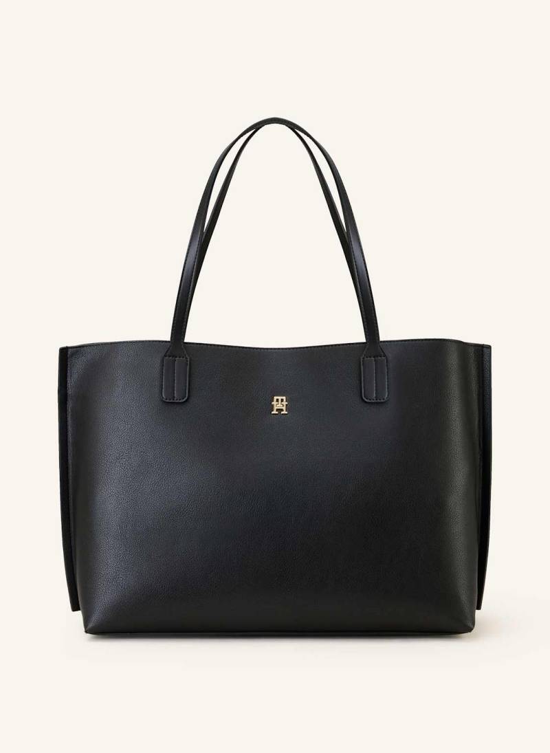 Tommy Hilfiger Shopper Distinct Mit Pouch schwarz von Tommy Hilfiger