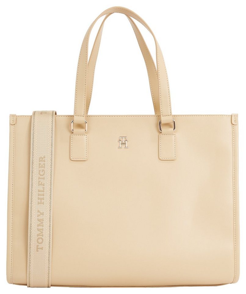 Tommy Hilfiger Shopper TH MONOTYPE TOTE, Handtasche Damen Tasche Damen Schultertasche Henkeltasche von Tommy Hilfiger