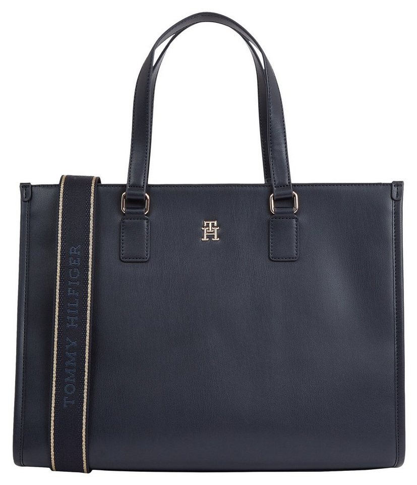 Tommy Hilfiger Shopper TH MONOTYPE TOTE, Handtasche Damen Tasche Damen Schultertasche Henkeltasche von Tommy Hilfiger